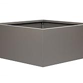Bloembak vlak Taupe 90x90x40cm