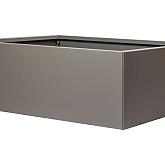Bloembak vlak Taupe 90x180x40cm