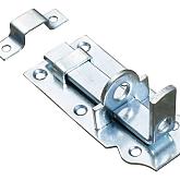 Hangslotschuif vlak verzinkt 120mm