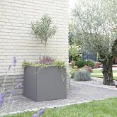 Bloembak vlak Taupe 60x210x60cm