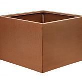 Bloembak vlak Corten 60x60x40cm