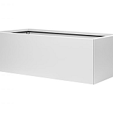 Bloembak vlak Wit 60x150x40cm