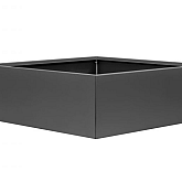Bloembak vlak Antraciet 210x210x40cm