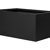 Plantenbak vlak Grafietzwart 90x60x80cm