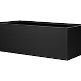 Plantenbak vlak Grafietzwart 60x150x60cm