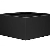 Plantenbak vlak Grafietzwart 90x90x40cm