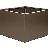 Plantenbak vlak Suprabruin 60x60x40cm