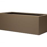 Bloembak vlak Suprabruin 60x120x40cm