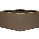 Bloembak vlak Suprabruin 90x90x60