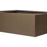 Bloembak vlak Suprabruin 90x300x40cm