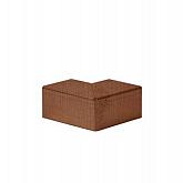 Hoekstuk voor U-profiel gelijkzijdig 6 cm - Corten