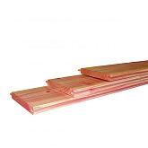 Douglas geschaafd dakbeschot blank 1,6x11,6x500cm