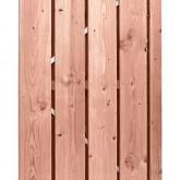 Douglas plankendeur fijnbezaagd blank (1,9x19,5cm) stalen frame 100x195cm