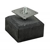 Betonpoer(tegel) antraciet M20 18x18x10cm (incl. set P018808)