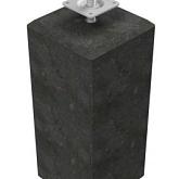 Betonpoer XL antraciet M20 22x22x40cm (incl. set P018808)