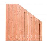 Douglas 21-plankenscherm geschaafd blank AFBOUW (1,6x14cm) 180x180-90cm
