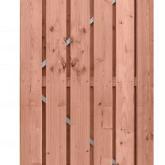 Douglas plankendeur fijnbezaagd blank (1,5x14cm) stalen frame 100x195cm
