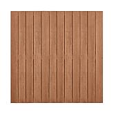 Hardhouten plankenscherm 28pl. Design verticaal 180x180cm