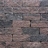 Roccia getrommeld bruin/zwart 30x12x12cm uitlopend