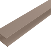 WEO Essential Gardenwall F-profiel Light Grey 3,5x4,5x300cm Ral7006