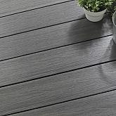 WPC Fiberdeck massief Premium Dark Grey 2,3x13,8x300cm