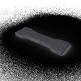 O.H. ECO Tegel Antraciet langwerpig 100x30x7cm