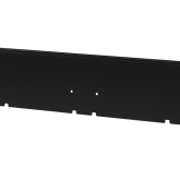 Kantopsluiting Zwart single flex 300x16,5cm
