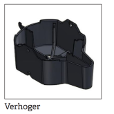 Verhoger t.b.v. verstelbare vloerdrager