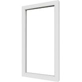 Vast raamkozijn meranti wit 77,4x137,4mm