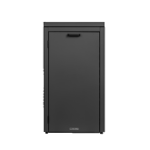 Container ombouw 120L 1 stuk Grafietzwart met vast deksel