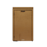 Container ombouw 240L 1 stuk Corten met vast deksel