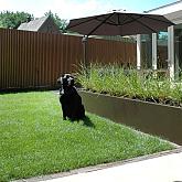 Plantenbak vlak Suprabruin 120x30x80cm