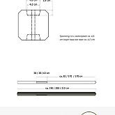 S1 Eindbetonpaal glad MDK glad grijs 10x10x190cm