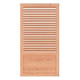 Douglas shutterscherm met paneel blank 120x224cm