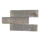 Patio muurblok strak bruin/zwart 60x15x15cm