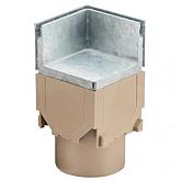 ACO Euroline hoekelem. met Slot-rooster