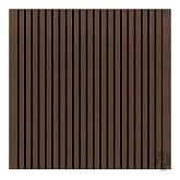 Composiet schutting Stripes Black Dark brown 180x180cm