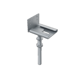 Cobra Verstelbare Funderings hulpstuk vuurverzinkt