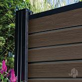 Modular paal aluminium zwart gepoedercoat 6,8x6,8x270cm (t.b.v. art. 26752)