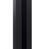 Modular wand-/startprofiel zwart t.b.v. Modularsysteem 2,5x6,8x200cm