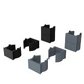 Boston plastic wedges 15mm RAL7016 (66st)