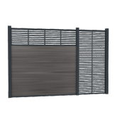Boston decopaneel Paxos verticaal 88x182cm dikte 2mm RAL7016 (1009)