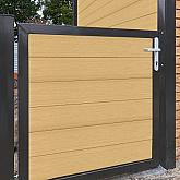 Boston maatwerk enkele poort klein (max B200cm H100cm) incl. insteekslot