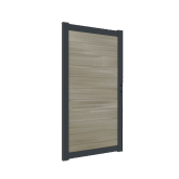 Boston maatwerk enkele poort groot (max B200cm H200cm) incl. insteekslot