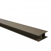 Stalen H-gleufpaal gepoedercoat kwartsgrijs 4,2x9,6x184cm