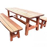 Douglas bank Curved blank 48x34,5x240cm