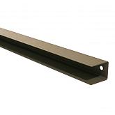 Stalen afdekkap gepoedercoating kwartsgrijs t.b.v. H-gleufpaal 4,5x3,7x224cm