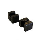 PVC adaptor clip t.b.v. centreren dubbele staafmat 6/5/6 schermen in de H-gleufpaal