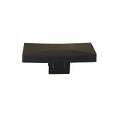 PVC afdekdop t.b.v. H-gleufpaal zwart RAL9005