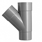 110x110mm T-stuk Dw 3xmm 45°